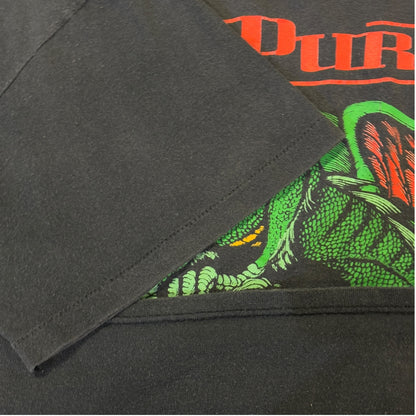 [DEEP PURPLE] Deep Purple "WORLD TOUR 93-94" Vintage T-Shirt, Made in the USA, 90's, BROCKUM Tag, Size L