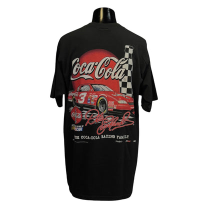 [COCA COLA x NASCAR] Coca-Cola NASCAR "Ralph Dale Earnhardt Sr." 90's Vintage T-shirt, size XL