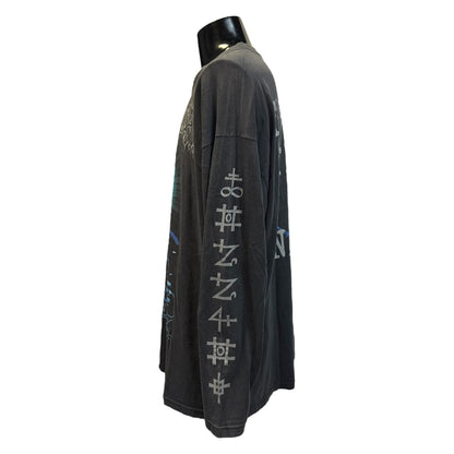 【CRADLE OF FILTH】クレイドルオブフィルス TWISTED FREAK OF NATURE  ロングTシャツ XL　Y2K