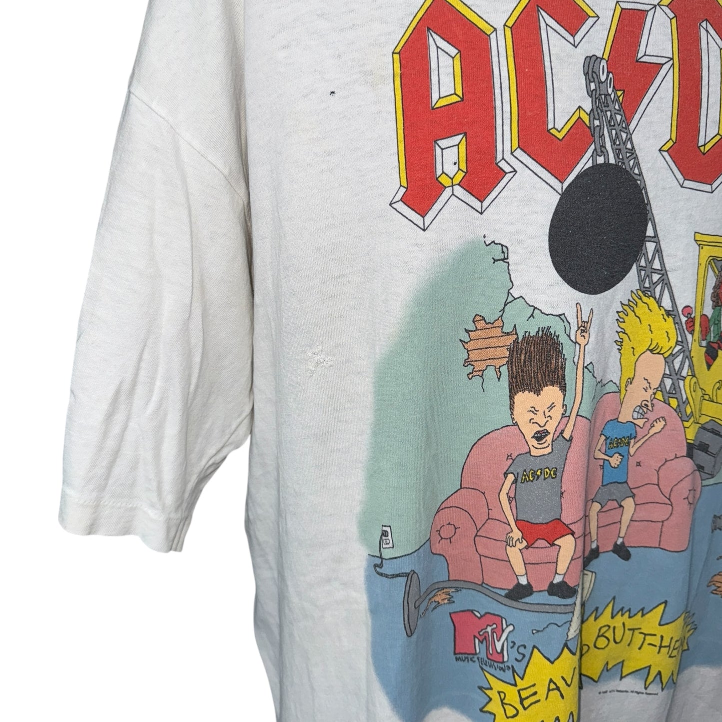 AC/DC Beavis &amp; Butt-Head 1996 Tour T-Shirt