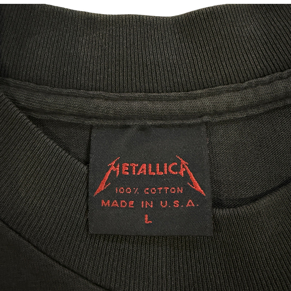 【METALLICA】メタリカ "Enter Sandman Off to Never Land Tour '91-'92" 90's Vintage Tシャツ L