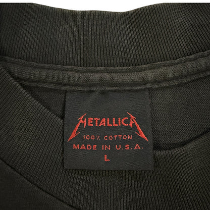 【METALLICA】メタリカ "Enter Sandman Off to Never Land Tour '91-'92" 90's Vintage Tシャツ L