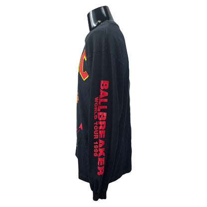 AC/DC BALLBREAKER WORLD TOUR 1996 Vintage Long Sleeve T-Shirt, Size L