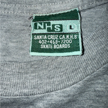【THREE SKULLS】スケート グラフィック NHS緑タグ Tシャツ L