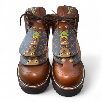 [LOUIS VITTON x NIGO] Louis Vuitton Oberkampf Line Ankle Boots UK7 1/2