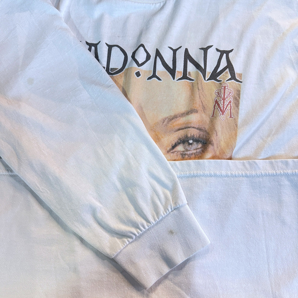 [MADONNA] Madonna "DROWNED WORLD TOUR 2001" Long Sleeve T-Shirt (Size XL)