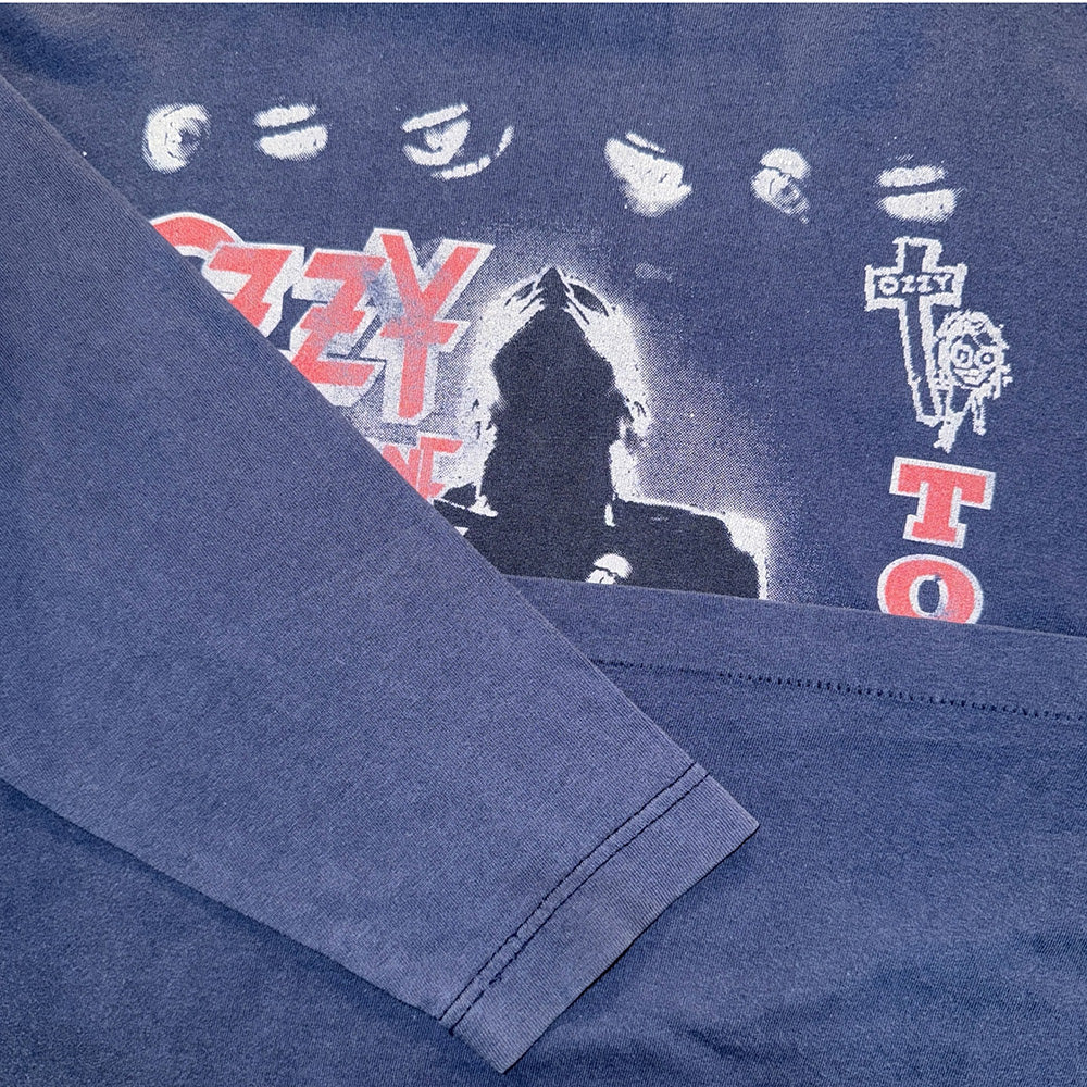 【Ozzy Osbourne】オジー・オズボーン  Ozzmosis Tour 1995　ロングスリーブTシャツ ブルー　XL