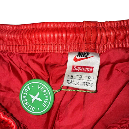 [SUPREME x NIKE] Supreme Nike 19AW Leather Warm Up Pants