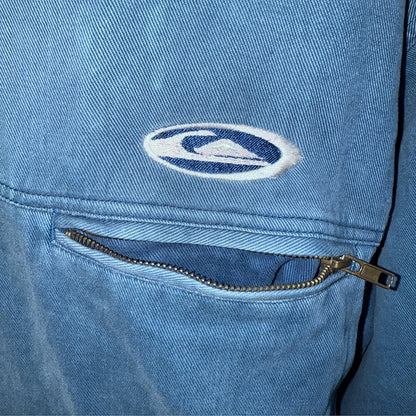 【QUIKSILVER】クイックシルバー デニムカバーオールジャケット L