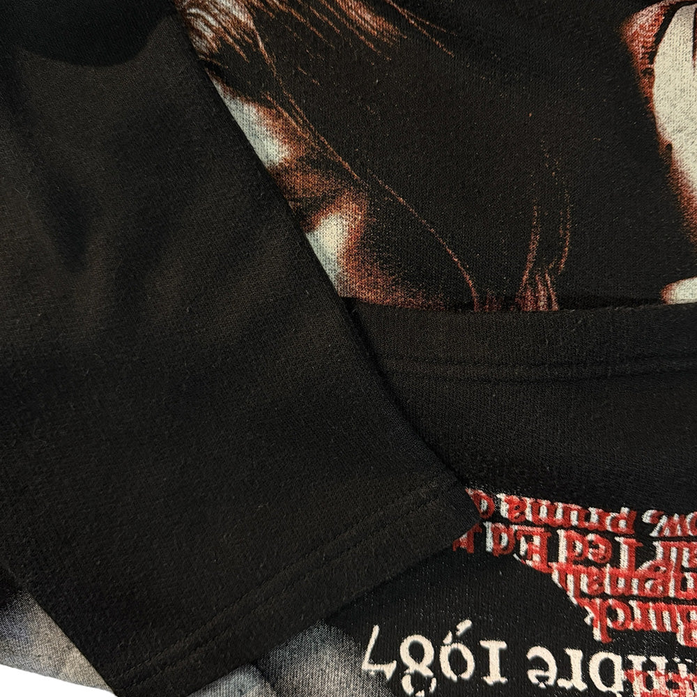 [NIRVANA] Nirvana KURT COBAIN "ANARCHY" "WILL BEAT" 90's Vintage Hoodie
