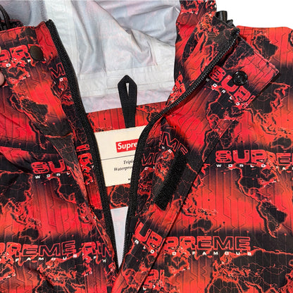 [SUPREME] Supreme 18SS World Famous Taped Hooded Nylon Jacket