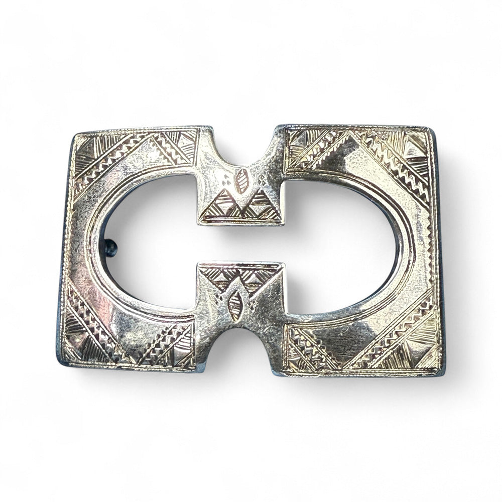 [HERMES] Hermes Tuareg Belt Buckle Ag925