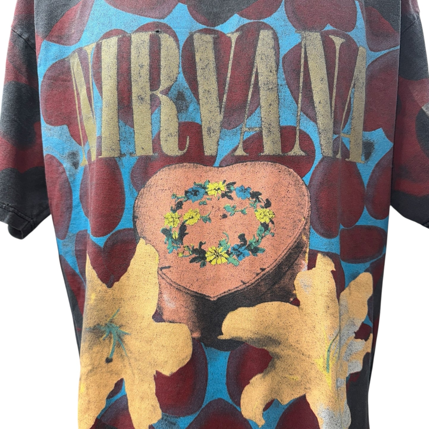 【NIRVANA】ニルヴァーナ 90s オリジナル HEART SHAPED BOX Tシャツ