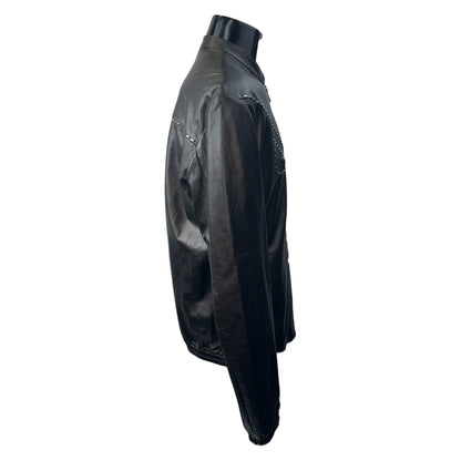 [FENDI] Fendi "BAG BUGS" Leather Jacket