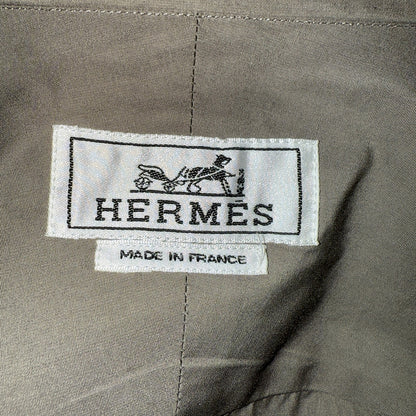 [HERMES] Hermes Serie Button Stand Collar Shirt