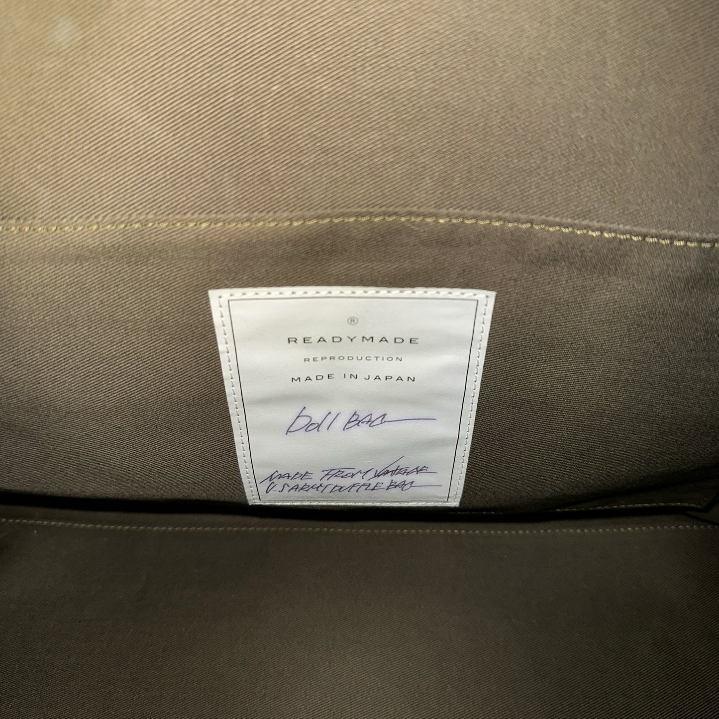 [READYMADE] Readymade 2WAY DOLL BAG