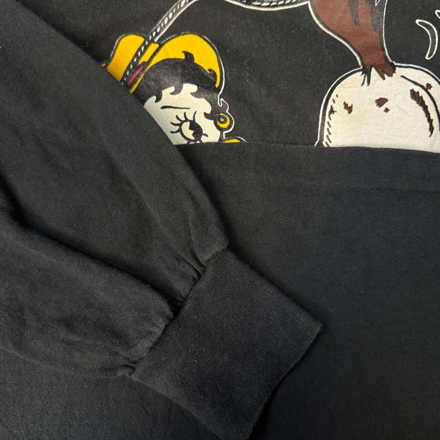 [BETTY BOOP] Betty Boop COWGIRL Vintage Long Sleeve T-Shirt