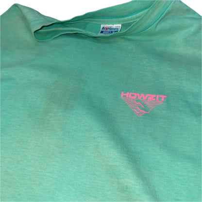 【HOWZIT】"SAMURAI BEACH CLUB" 90sサーフヴィンテージTシャツ