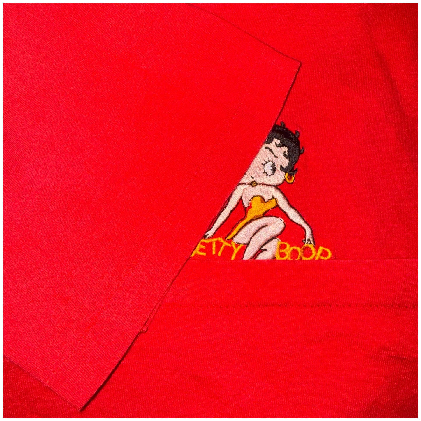 [BETTY BOOP] Betty Boop 90's Embroidered T-shirt