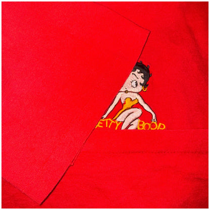 [BETTY BOOP] Betty Boop 90's Embroidered T-shirt