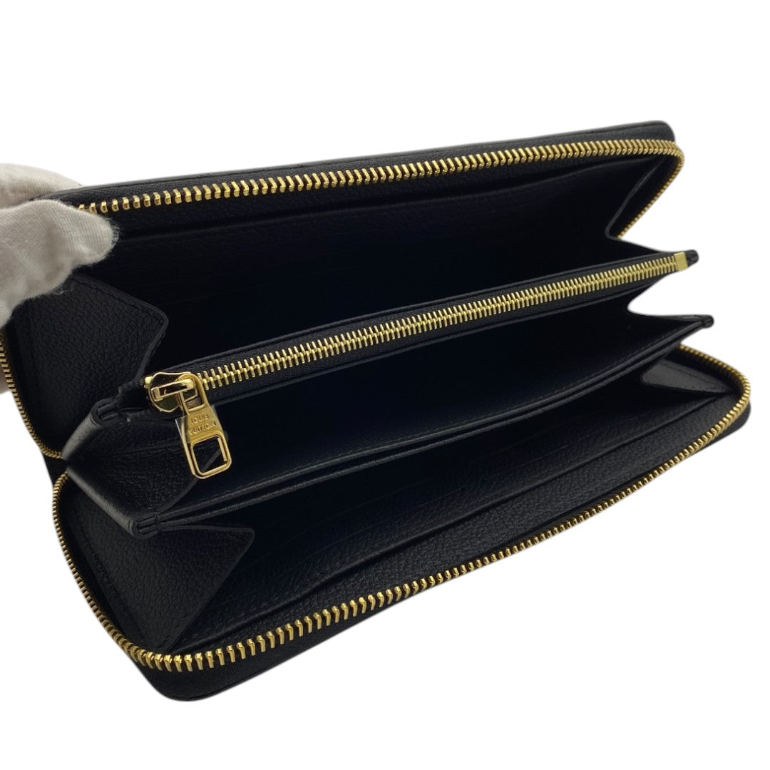 [LOUIS VUITTON] Louis Vuitton Japan Limited Edition Zippy Wallet, Takashi Murakami Collaboration Long Wallet, Black