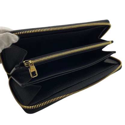 [LOUIS VUITTON] Louis Vuitton Japan Limited Edition Zippy Wallet, Takashi Murakami Collaboration Long Wallet, Black