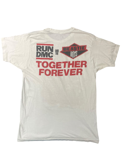 [RUN DMC x BEASTIE BOYS] RUN DMC x BEASTIE BOYS 80's vintage T-shirt, size L