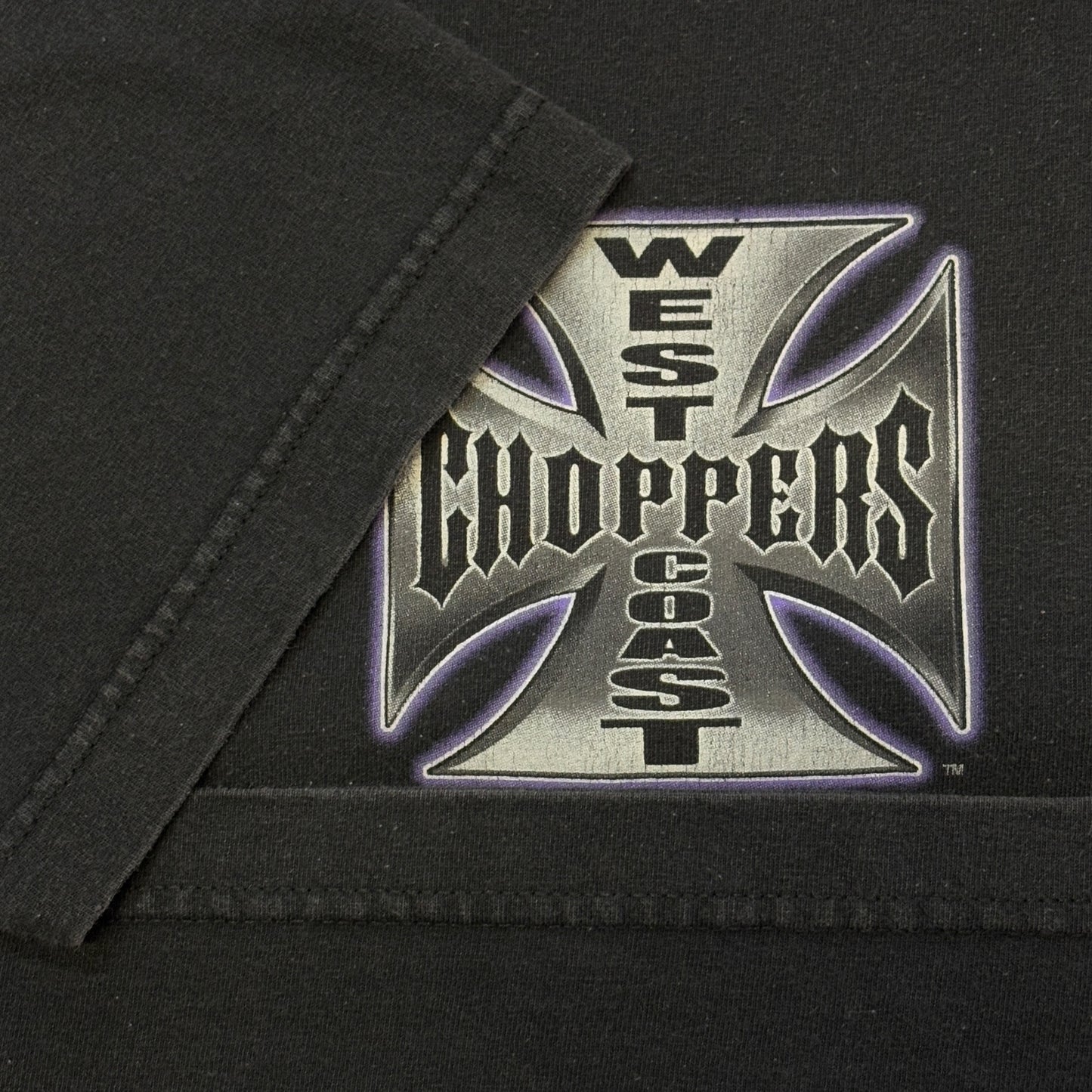 [WEST COAST CHOPPERS] West Coast Choppers Classic Car Design T-Shirt, Size L