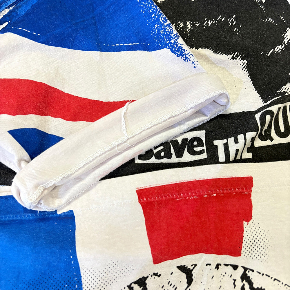 【SEX PISTOLS】セックスピストルズ GOD SAVE THE QUEEN オールオーバープリント Vintage 90s Tシャツ XL相当