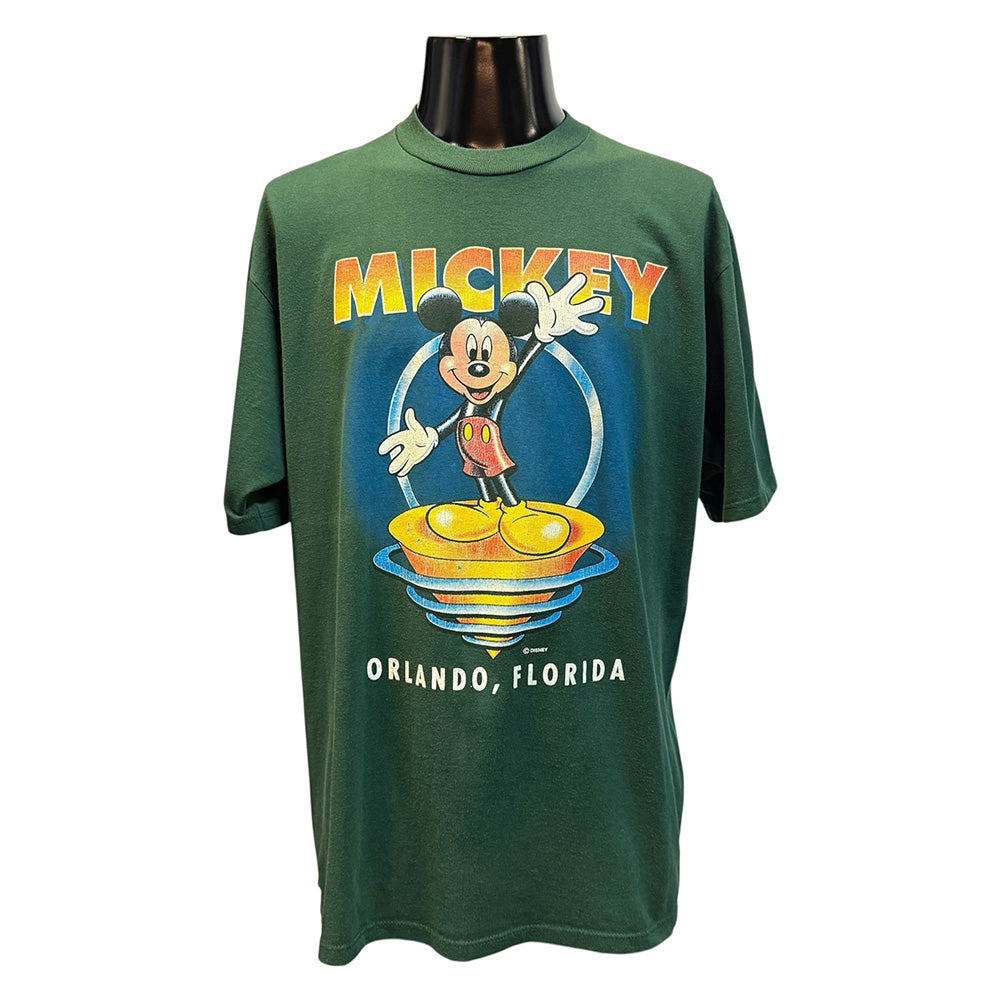 [DISNEY] Disney MICKEY Mickey Mouse ORLANDO FLORIDA USA Made T-shirt XL