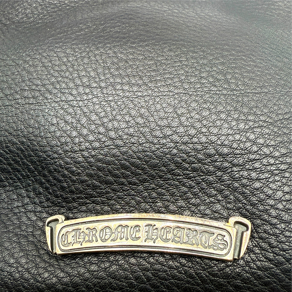 [CHROME HEARTS] Chrome Hearts VIV BAG Dagger Leather Shoulder Bag Black