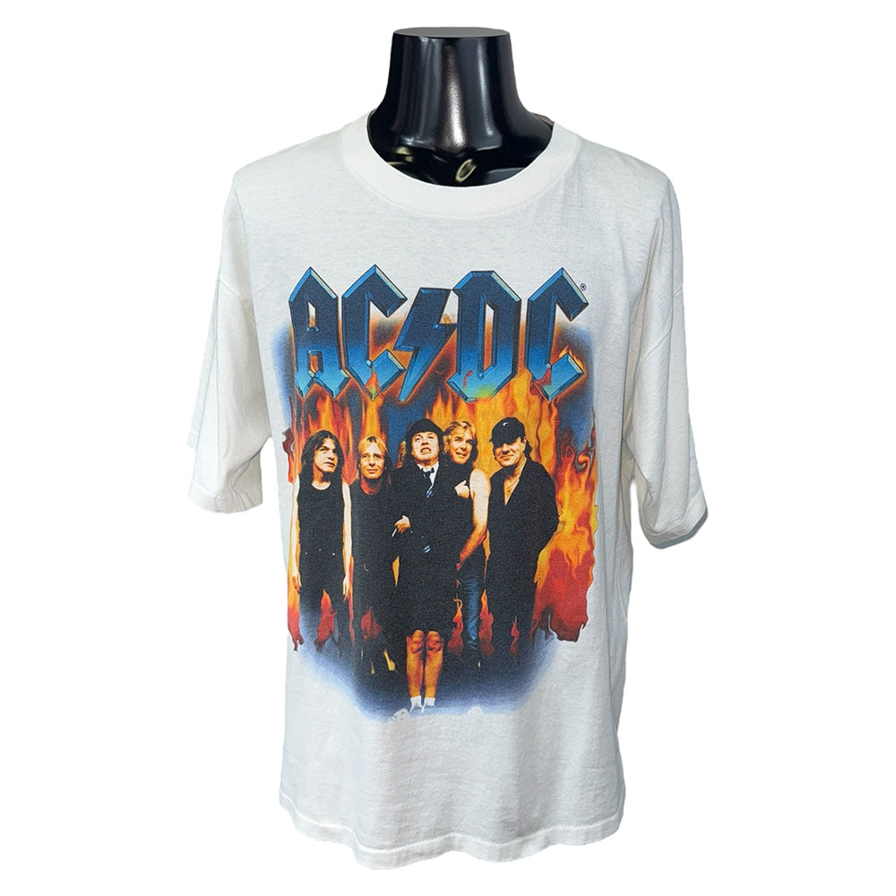 【AC/DC】エーシーディーシー STIFF UPPER LIP WORLD TOUR 2001 Tシャツ L