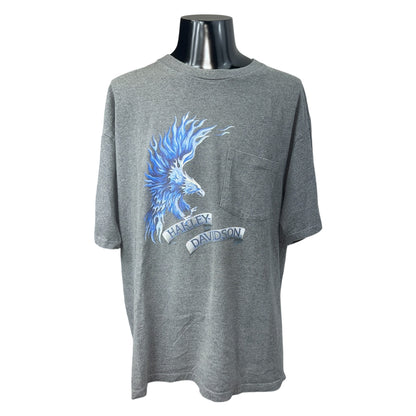 【HARLEY DAVIDSON】ハーレーダビッドソン 1999コピーライト USA製 イーグル 90's Vintage Tシャツ XL