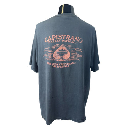 【HARLEY DAVIDSON】ハーレーダビッドソン「フレイムピストン」デザインTシャツ XL