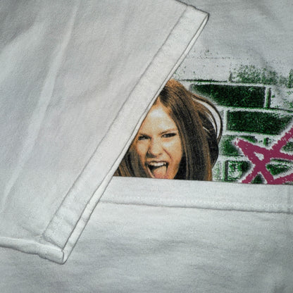 [AVRIL LAVIGNE] Avril Lavigne PUNK RULES TOUR 2003 T-shirt L