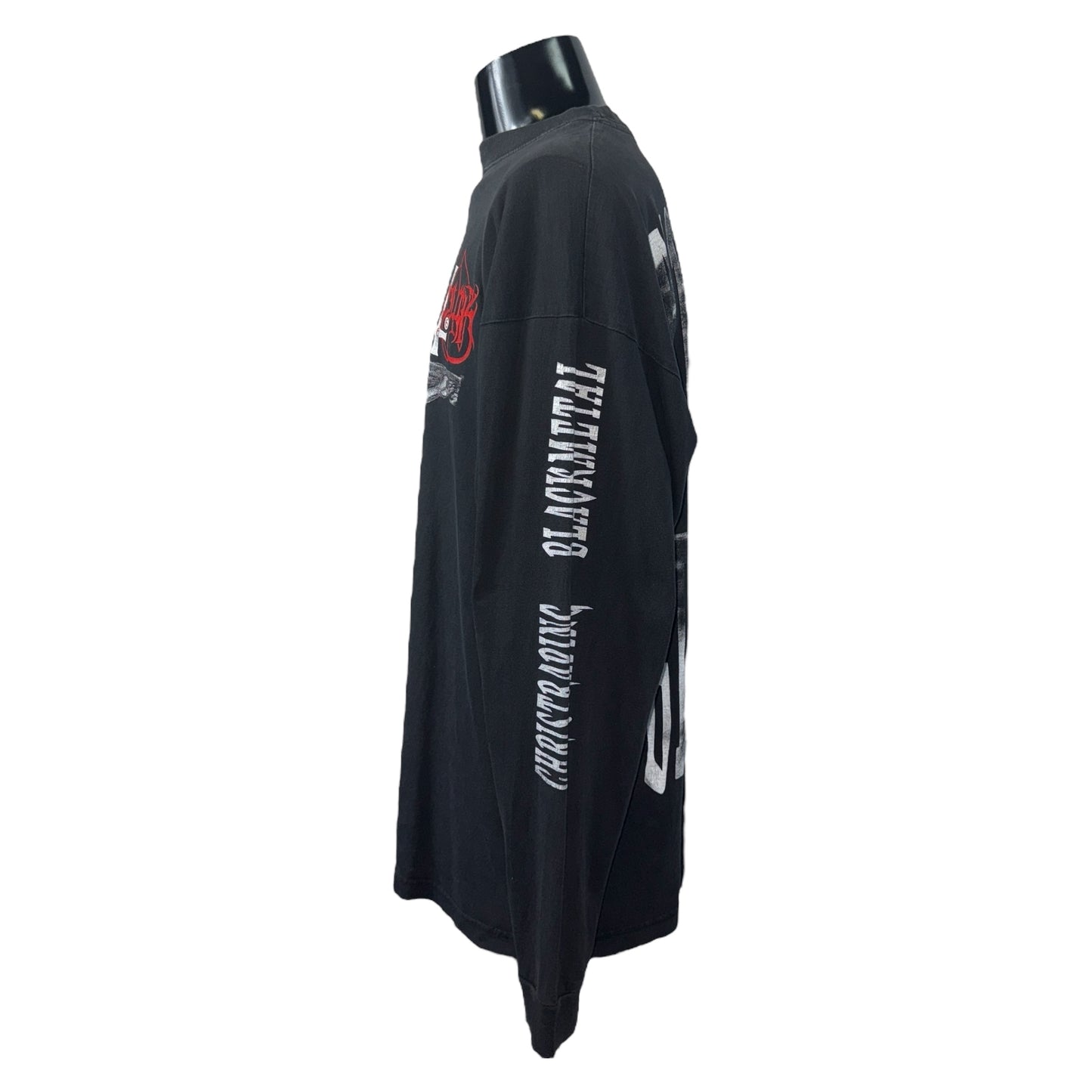 【MARDUK】マーダック　Christraping Black Metal ロングTシャツ XL相当