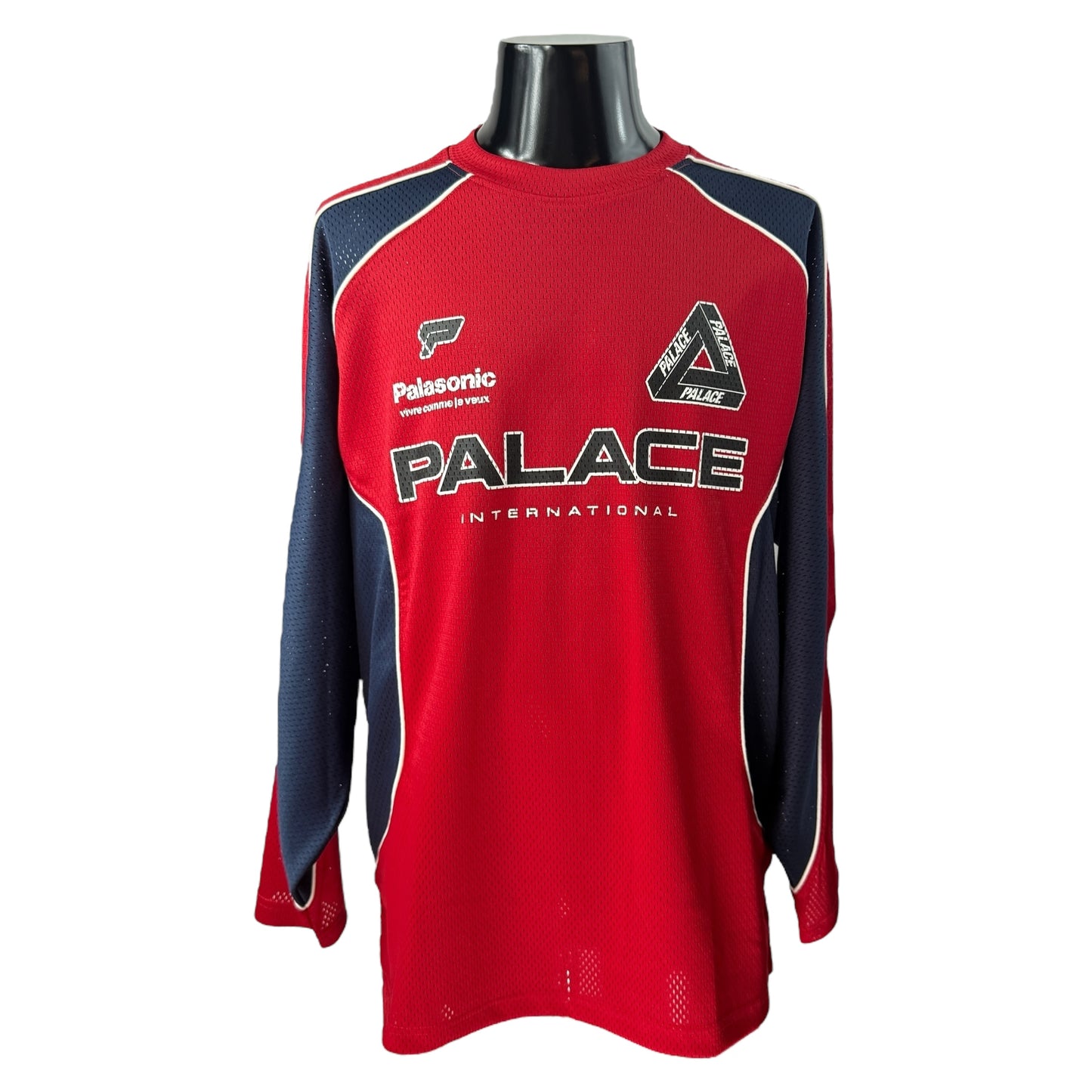 [PALACE] Palace "PALASONIC" Long Sleeve Mesh Shirt, Size M