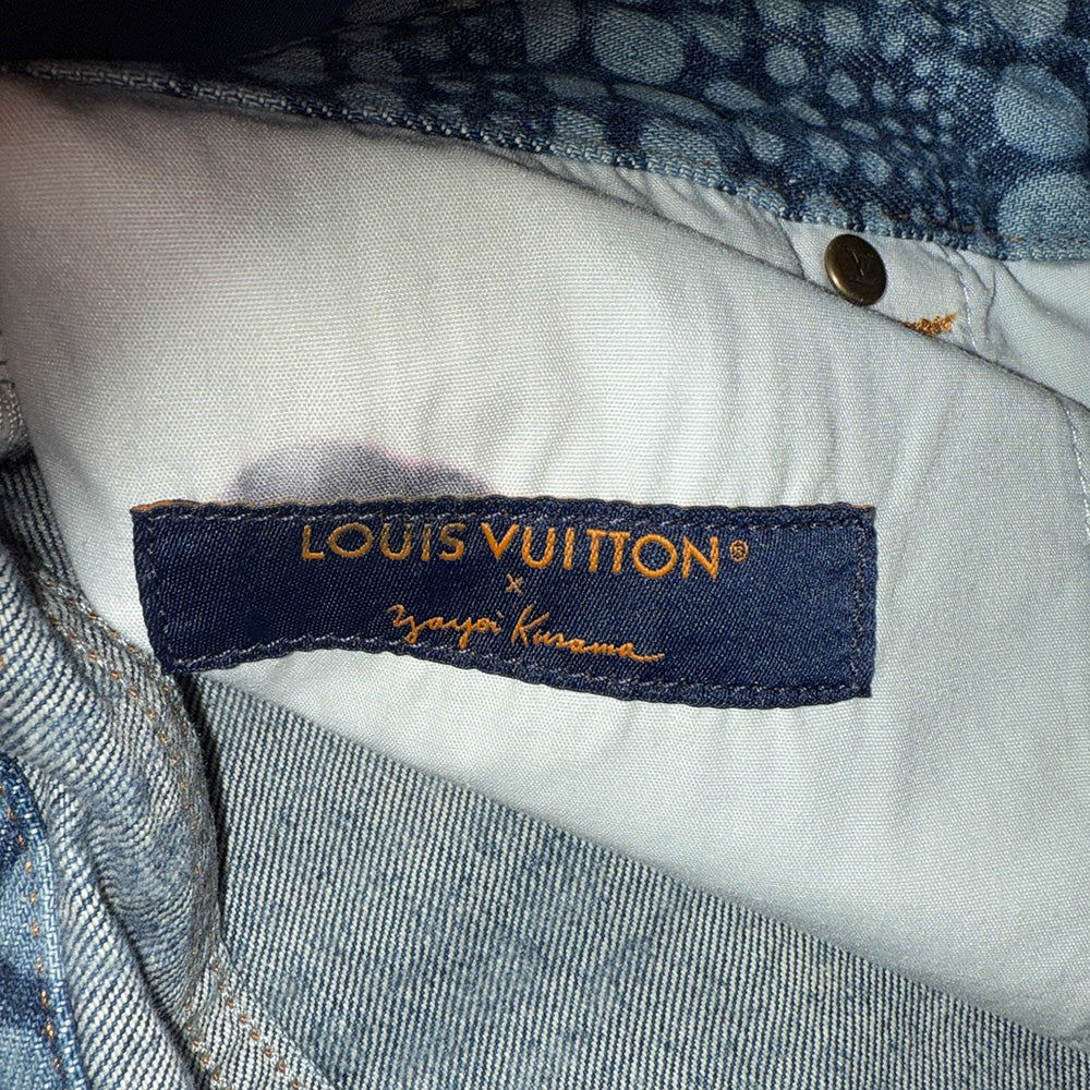 [LOUIS VUITTON] Louis Vuitton Yayoi Kusama All-Over Pumpkin Denim Pants RM232H YN3 HOD30W Size 32