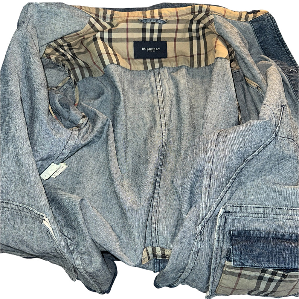 [BURBERRY] Burberry Nova Check Men's Denim Jacket
