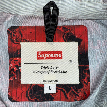 [SUPREME] Supreme 18SS World Famous Taped Hooded Nylon Jacket