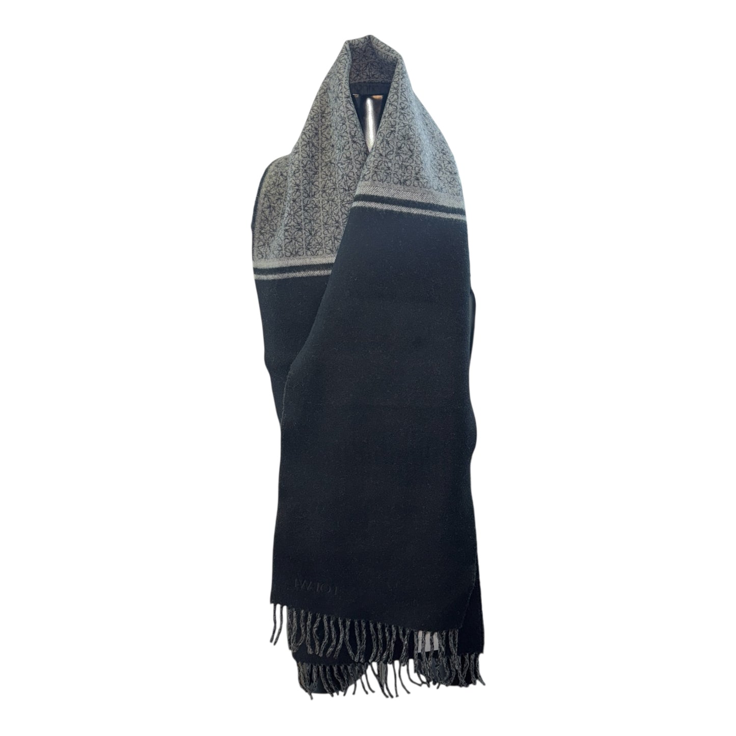 [LOEWE] Loewe Anagram Scarf Gray/Black