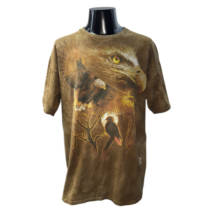 [LIQUID BLUE] Liquid Blue "eagle" Animal Print Dye Tie T-Shirt Made in USA