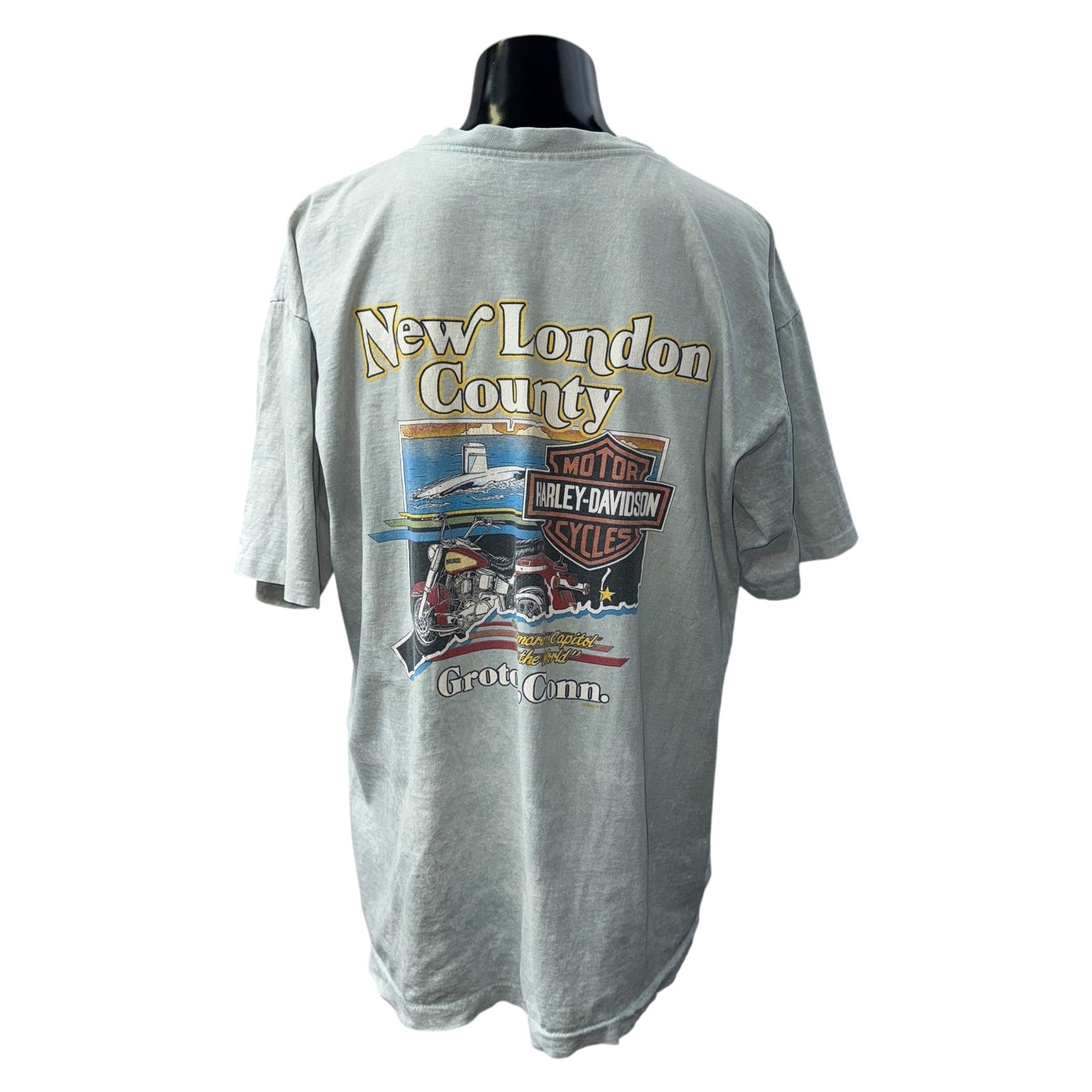 【HARLEY DAVIDSON】ハーレーダビットソン NEW LONDON COUNTY Vintage Tシャツ