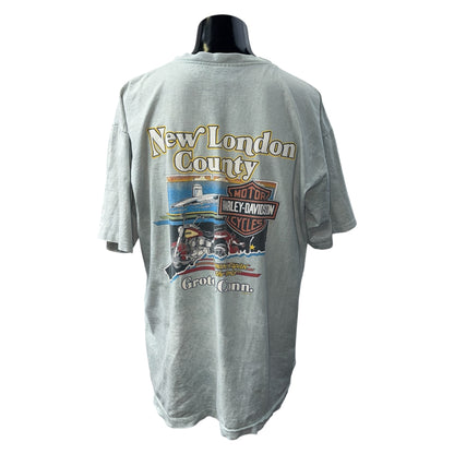 【HARLEY DAVIDSON】ハーレーダビットソン NEW LONDON COUNTY Vintage Tシャツ