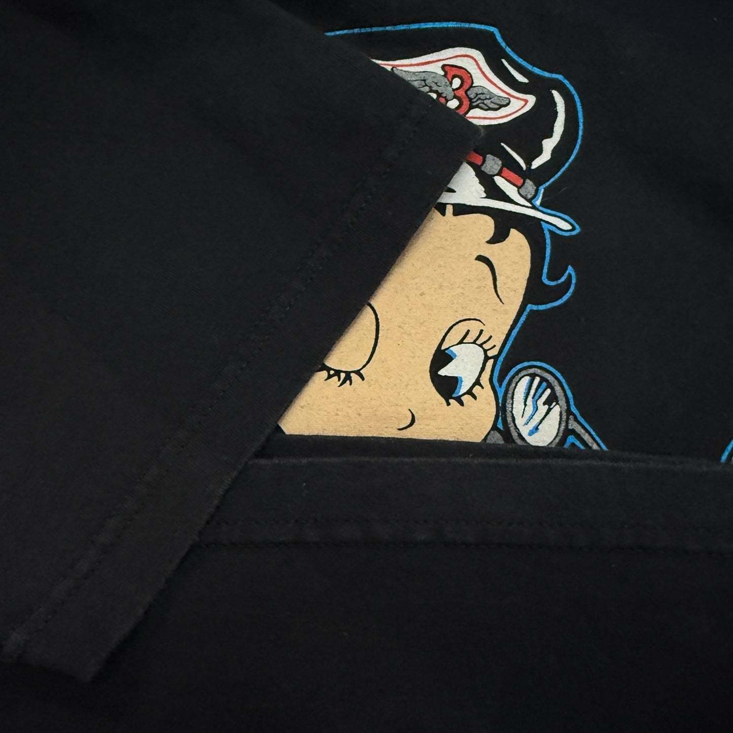 [BETTY BOOP] Betty Boop "BIKER" 92's Vintage T-shirt