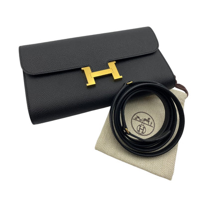 【HERMES】エルメス コンスタンストゥー・ゴー エプソンレザー 黒 ゴールド金具 2WAYバッグ