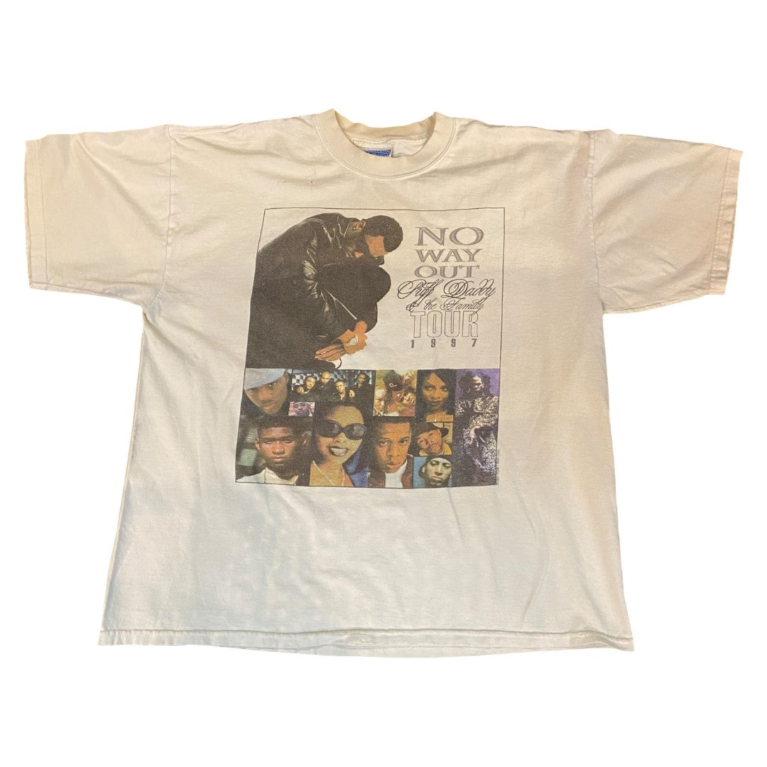 Puff Daddy No Way Out Tour T-Shirt 1997 XL