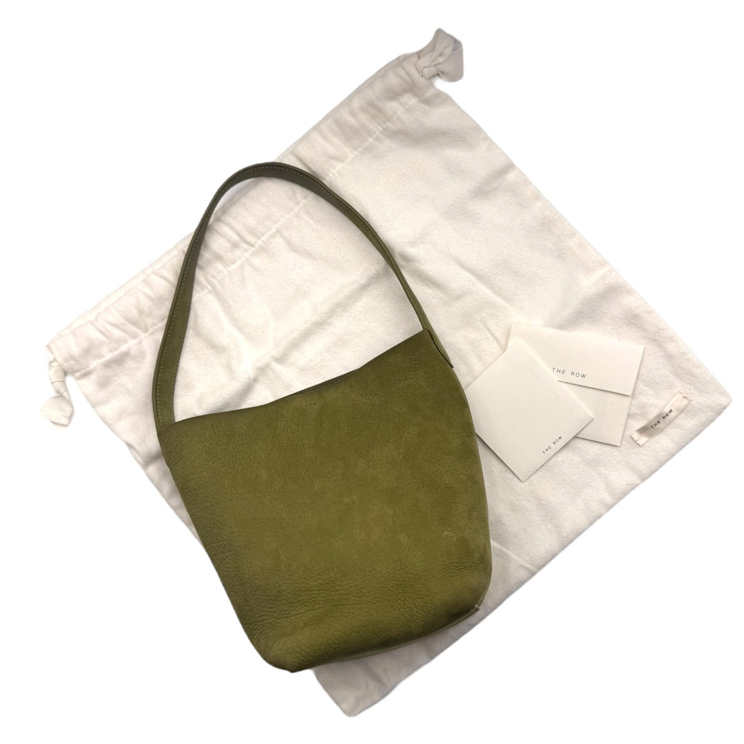 THE ROW Small N/S Park Tote, W1314 L30, Nubuck Leather, Green, GAZON (Grass)