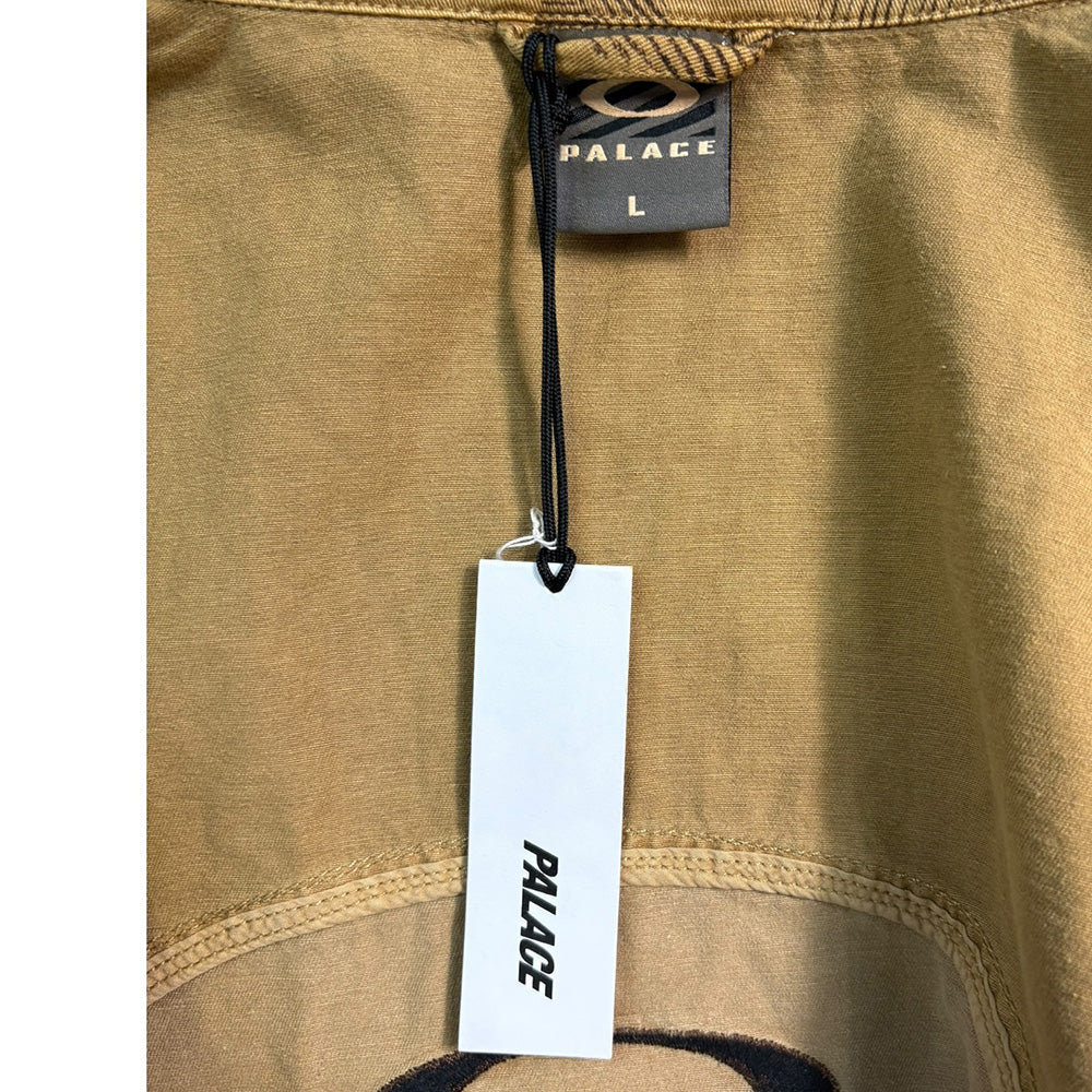 [PALACE x OAKLEY] Palace Oakley Jacket, Khaki, All-Over Print, Outerwear, Streetwear, Size L