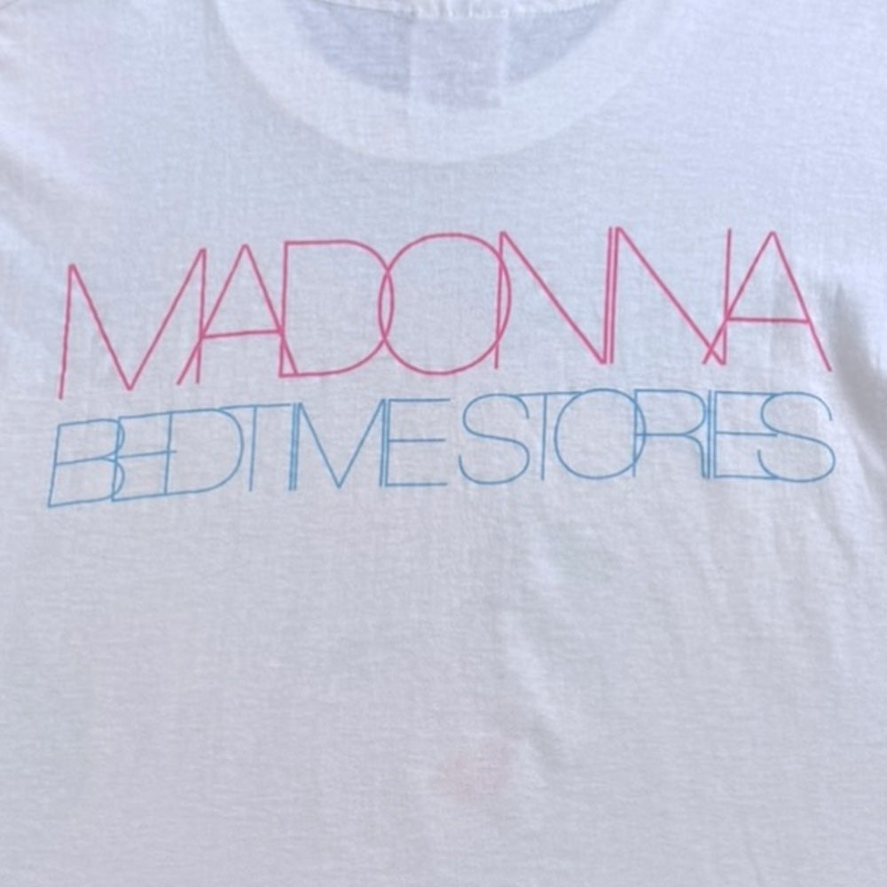 【MADONNA】マドンナ  "BEDTIME STORES" 90's Vintage Tシャツ L（XL相当）